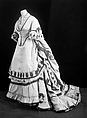 Dinner dress, silk, American